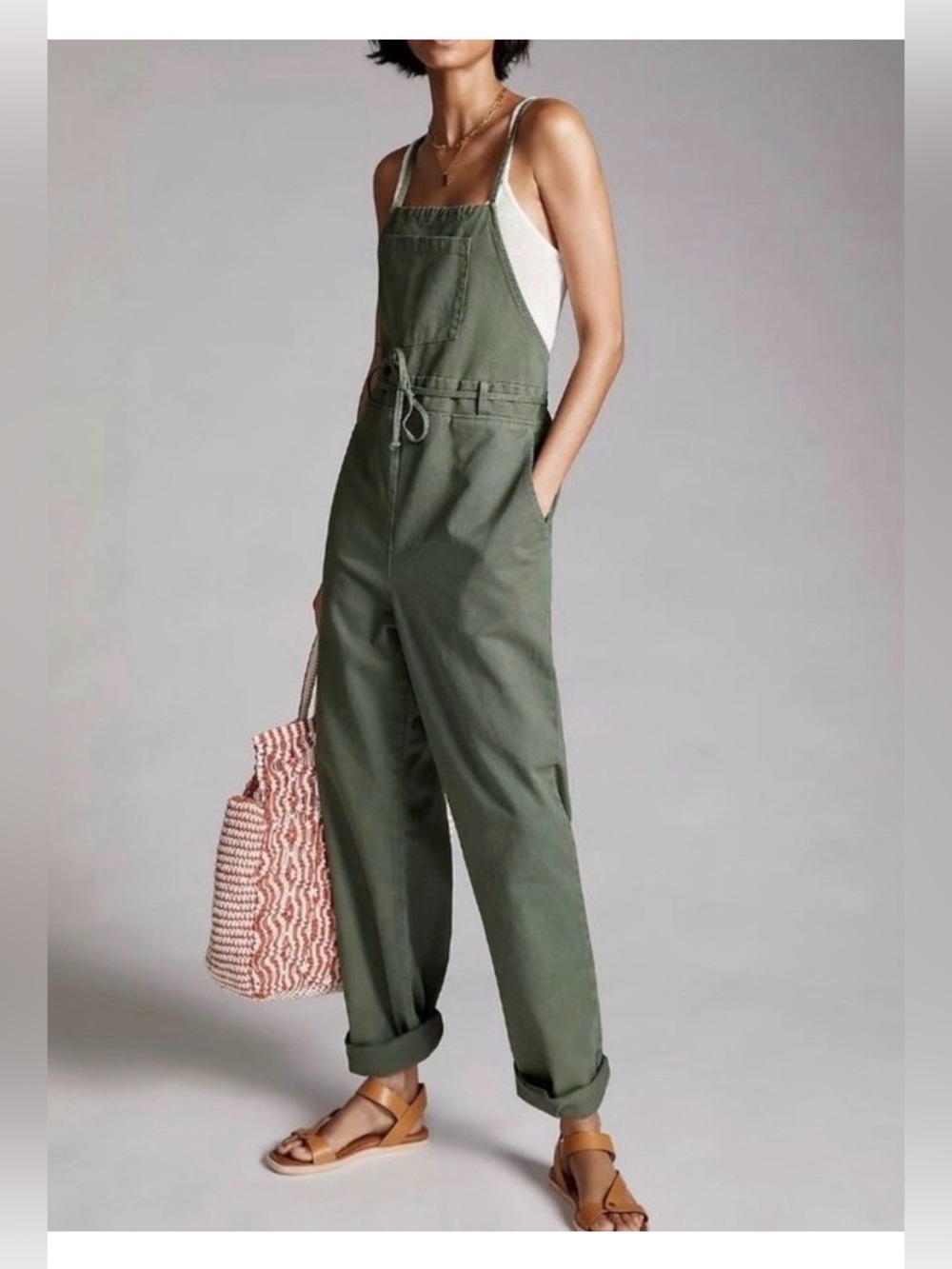 Anthropologie South Filly Goods Cross Back Overalls